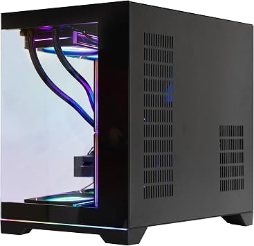 Ocean Park Black AI Gaming PC Gamer Desktop Computer, AMD Ryzen 7 9800X3D 8-Core 4.7GHz, RTX 5060 8GB, 16GB DDR5 6000MHz RAM, 1TB PCIe SSD, 850W PSU, 360mm AIO & APP RGB Fan Control, Windows 11