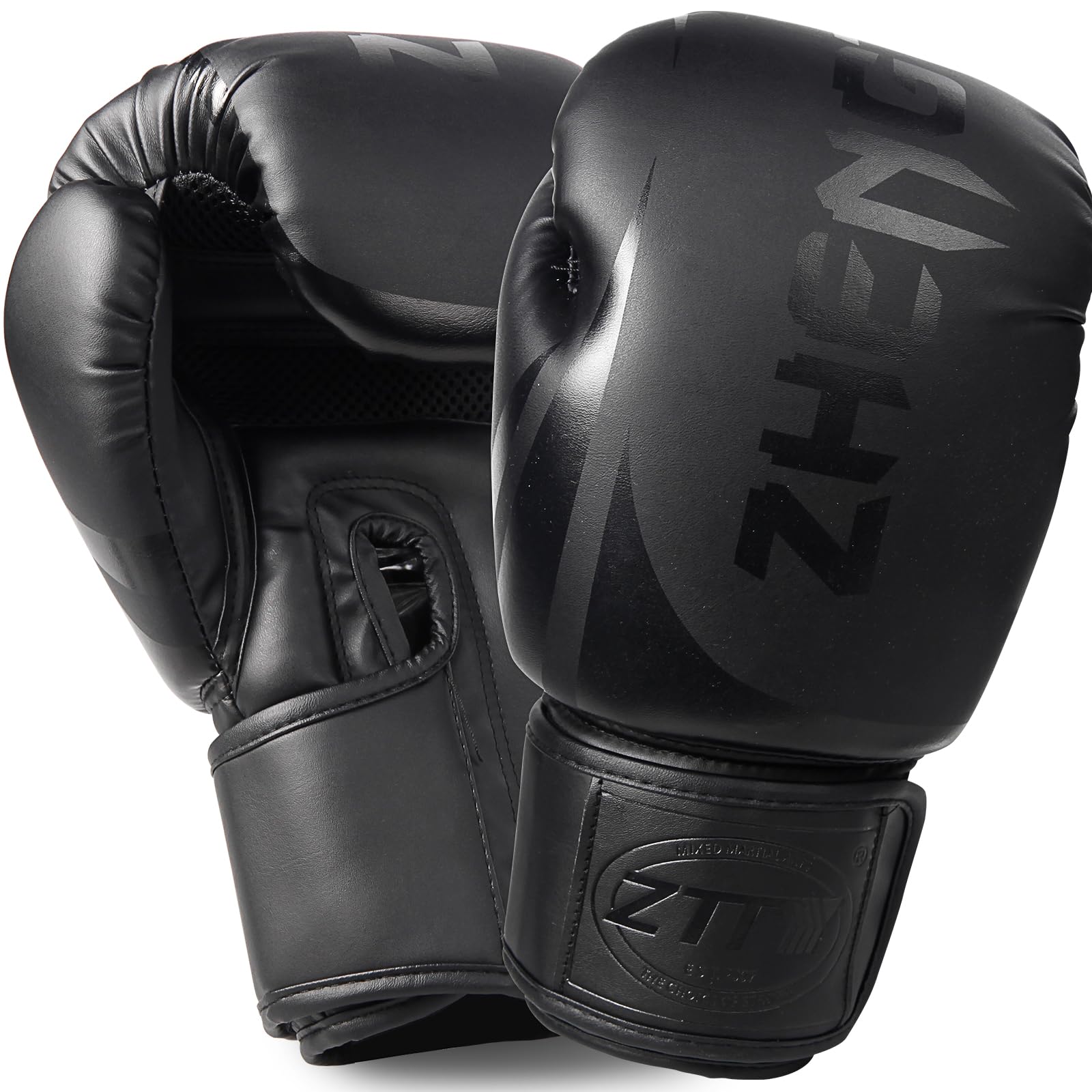 perforlld Boxing Gloves, Pro Training Sparring, PU Leather Muay Thai MMA Kickboxing, Adult Heavy Punching Bag Gloves, Ventilated Palm,Workout Gloves For Men/Women, 14oz