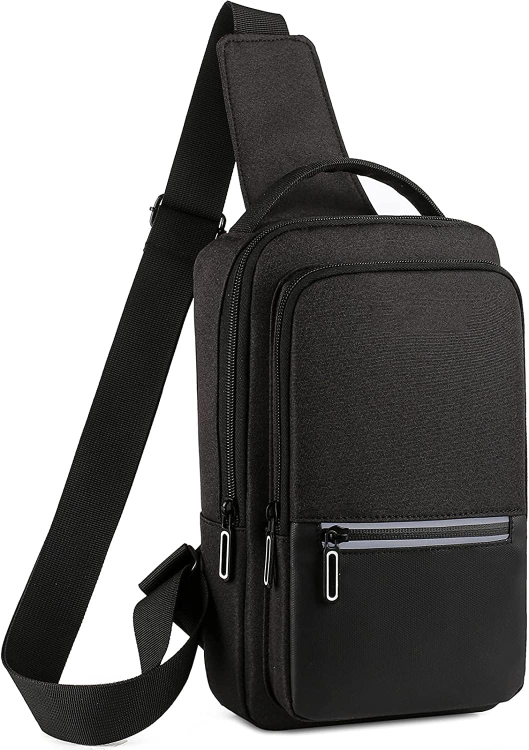 Weitars Crossbody Sling Backpack, Sling Bag for Men Women, Multi-purpose Chest Shoulder Bag, Hiking Travel Daypack