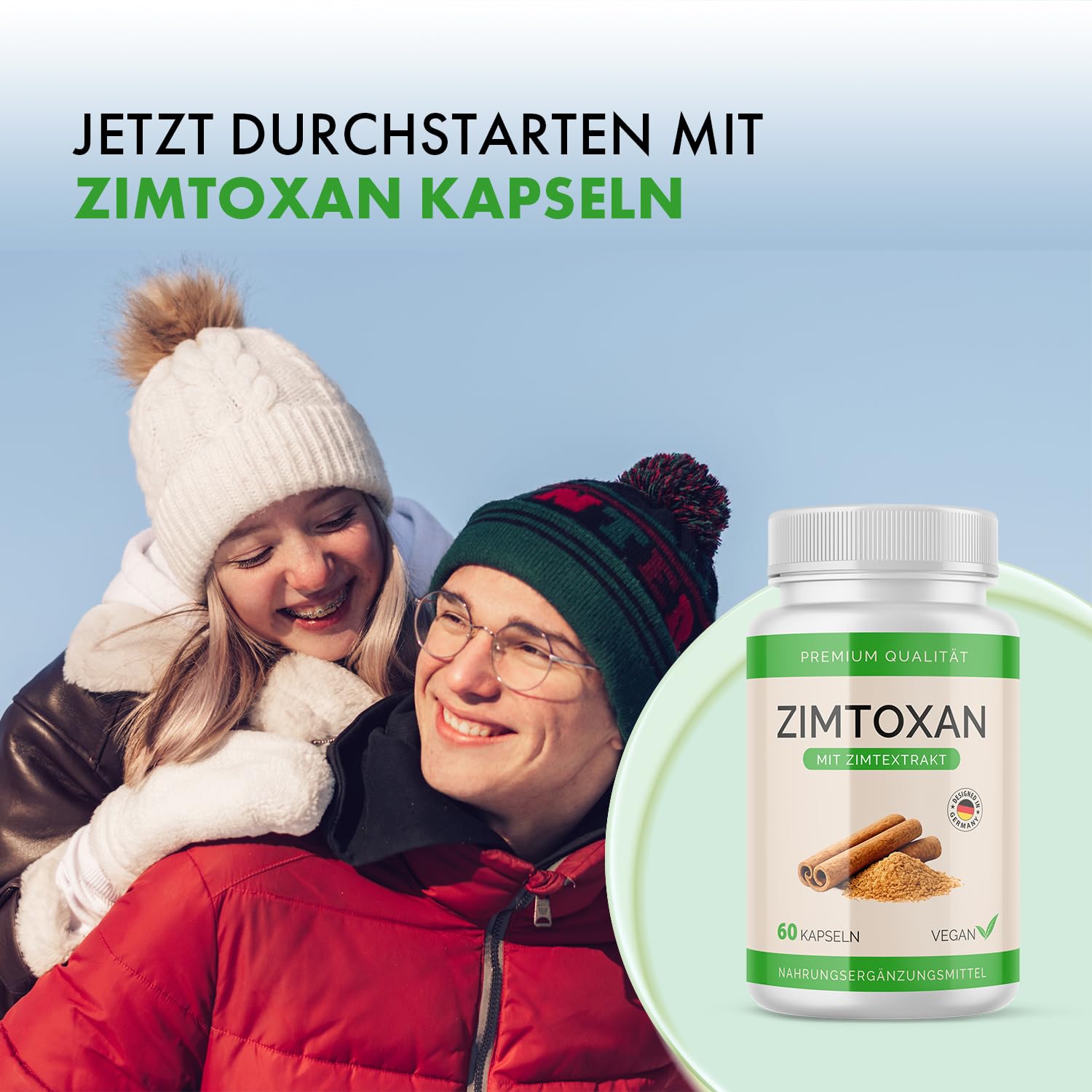Zimtoxan Kapseln | mit hochwertigen Inhaltsstoffen | für Männer & Frauen | 6x 60 Kapseln Inhalt