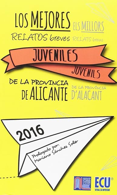 Portada de Los mejores relatos breves juveniles de la provincia de Alicante 2016