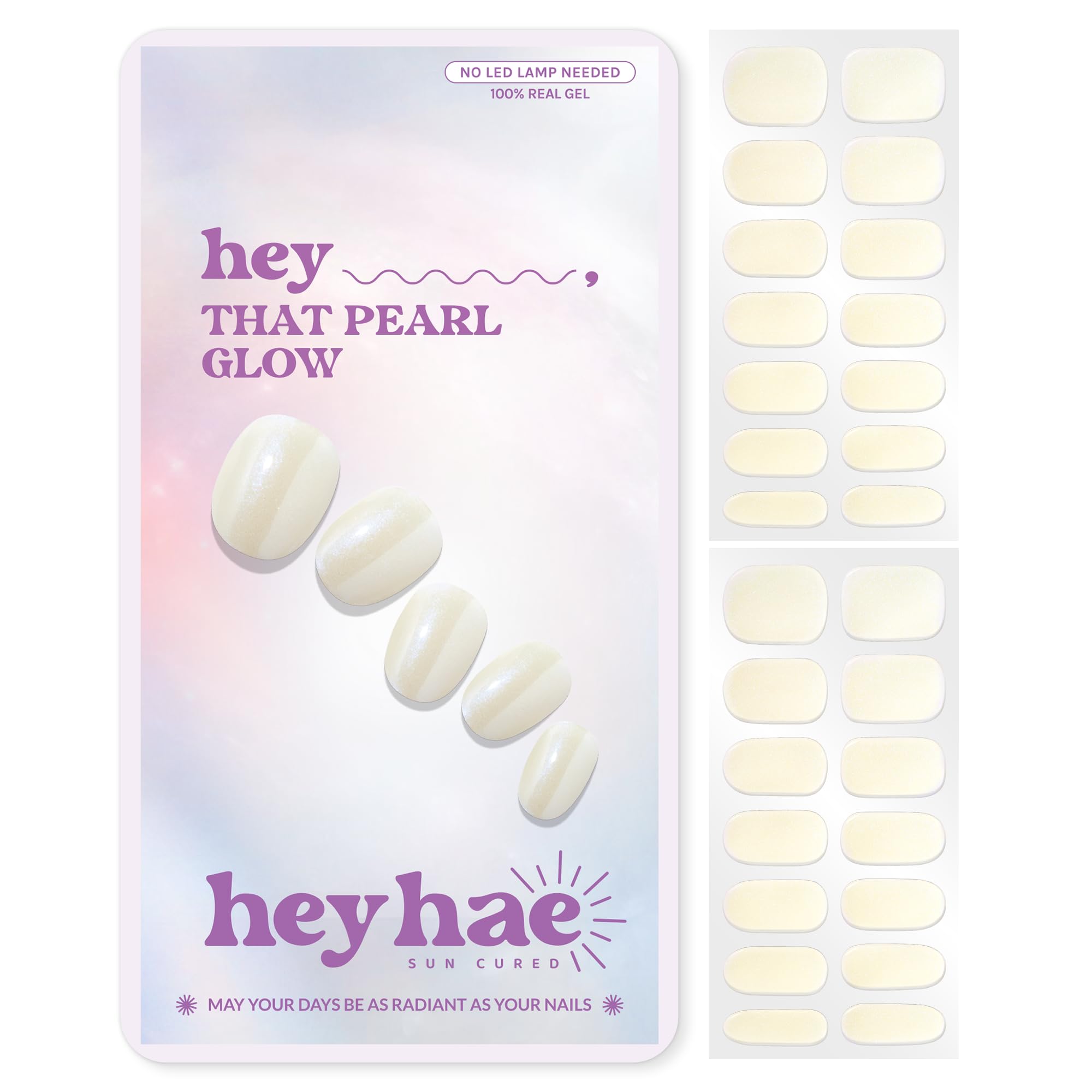 Heyhae Midnight Rouge Gel Nail Strips - Bold Red Nails -20