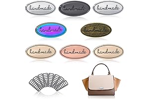 8 Pcs Handmade Metal Labels with Shim