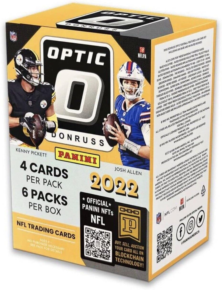 2022 Donruss Optic Football Trading Card Blaster Box