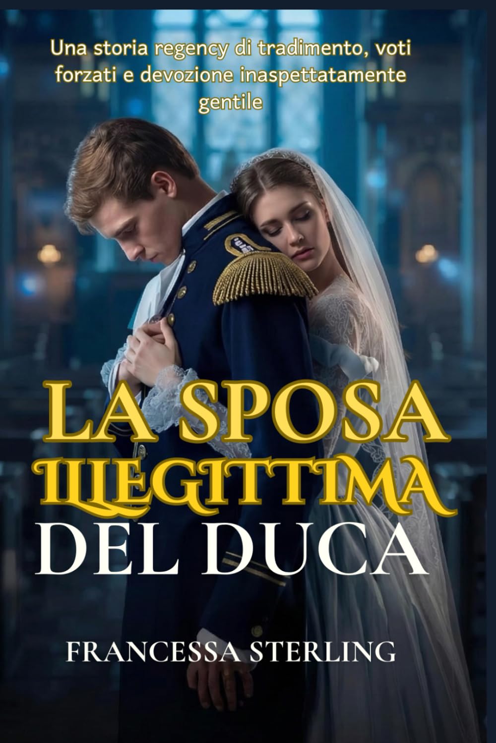 La sposa illegittima del Duca: Un Romance Regency piccante a fuoco lento su un Duca sfregiato, una figlia nascosta e un pericoloso matrimonio di convenienza (I Voti dell'Ufficiale)