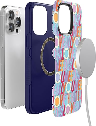 Vista 1162 de Casely - Funda para iPhone 14 Pro Max, Viva La Vida, Frida Kahlo Floral Collage, compatible con MagSafe 10 Frida Kahlo Viva La Vida Collage