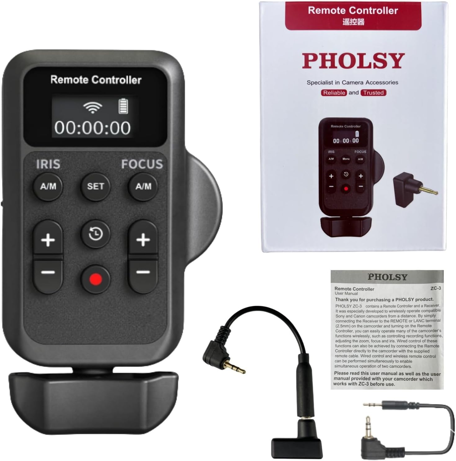 Remote Caméscope Remplacement Télécommande RMT-830 Pour Caméscopes Sony