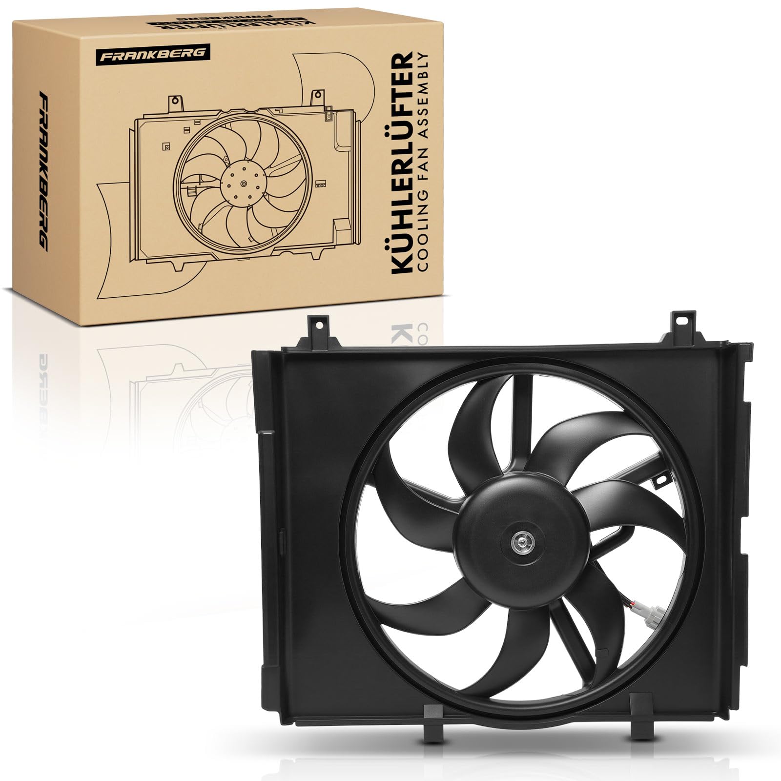 Frankberg V.e.n.t.ola del radiatore V.e.n.t.ola del radiatore ad acqua Compatibile con Micra IV K13K K13KK 1.2 1.2 LPG 2010-2025 Replace# 214031HC1B