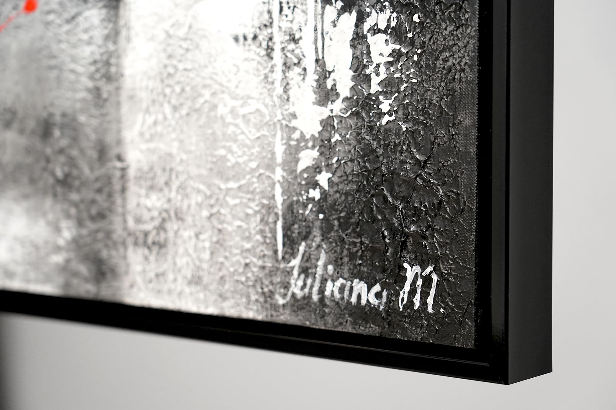 YS Quadri soggiorno dipinti a mano Coraggio | Quadri moderni su tela per l'interno Art | moderni su tela incorniciato con cornice 100x50 cm
