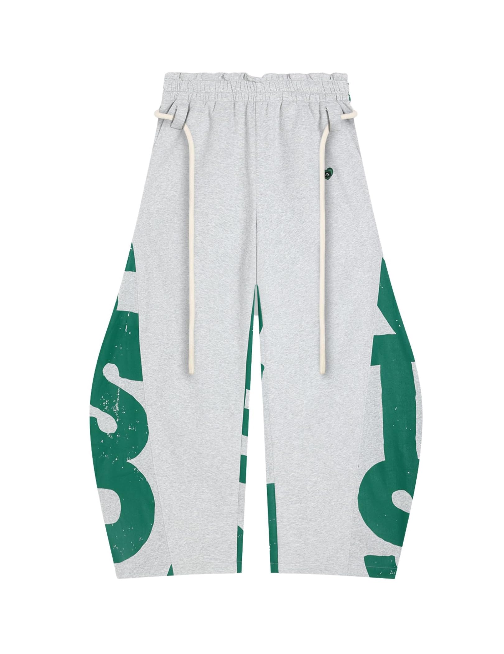Aelfric Eden Print Baggy Barrel Sweatpants Wide Leg Pants for Women Men Casual Elastic Waist Unisex Graphic Lantern