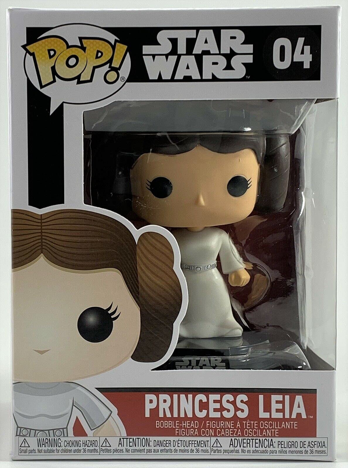 Funko POP! Star Wars: New Classics - Principessa Leia (9,5 Cm) Con Custodia Protettiva