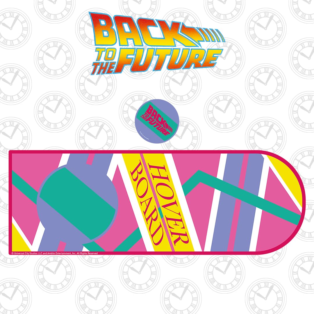 FaNaTtik Back to the Future XL Hoverboard Desk Pad and Coaster Set