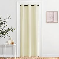 Vista 61 de NICETOWN Cortina opaca divisora para habitación y privacidad, persiana vertical para puerta corrediza, cortinas de ventana con protección solar