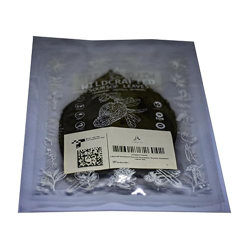 Miniatura 4 de Lakpura Hojas de Guanábana Deshidratada (Guanabana, Graviola, Guyabano) (50)