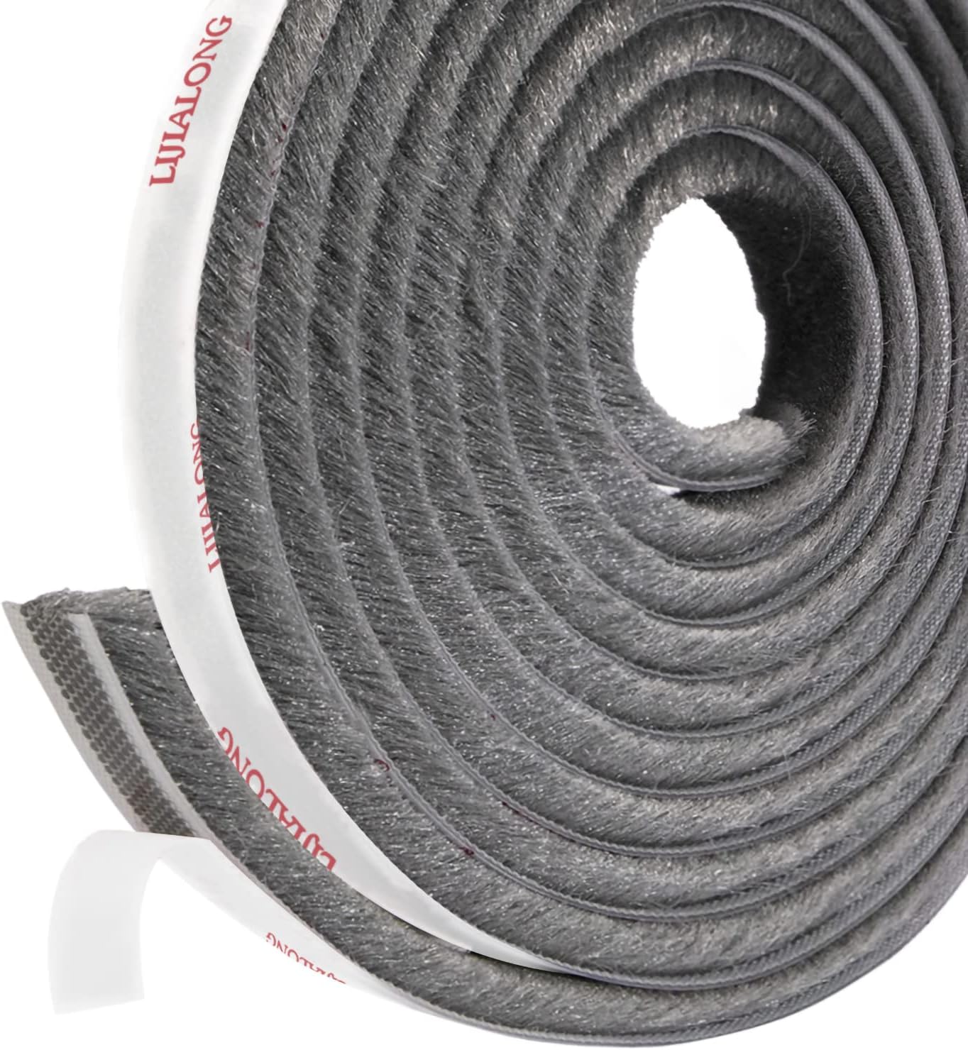 fowong Adhesive Brush Weather Stripping Grey