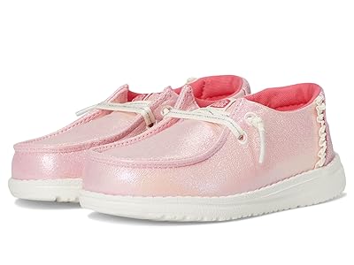 Hey Dude Kids Wendy Dazzling (Toddler) Girls Shoes Sparkle Pink : 6 Toddler M, Polyester