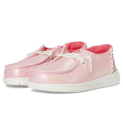 Hey Dude Kids Wendy Dazzling (Toddler) Girls Shoes Sparkle Pink