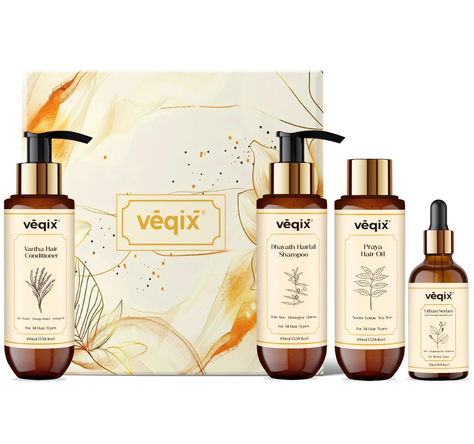 Hair Care Combo (Pack of 4) – Anti Hair Fall Oil + Hair Fall Control Shampoo + Hair Repair Serum + Deep Nourish Conditioner | Controls Hair Fall, Reduces Breakage & Promotes Healthy Hair Growth | For Men & Women | All Hair Types-image-21
