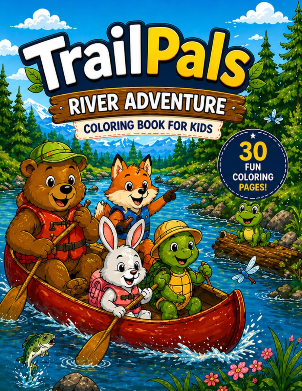 TrailPals River Adventure: Coloring Book for Kids (TrailPals Adventures)