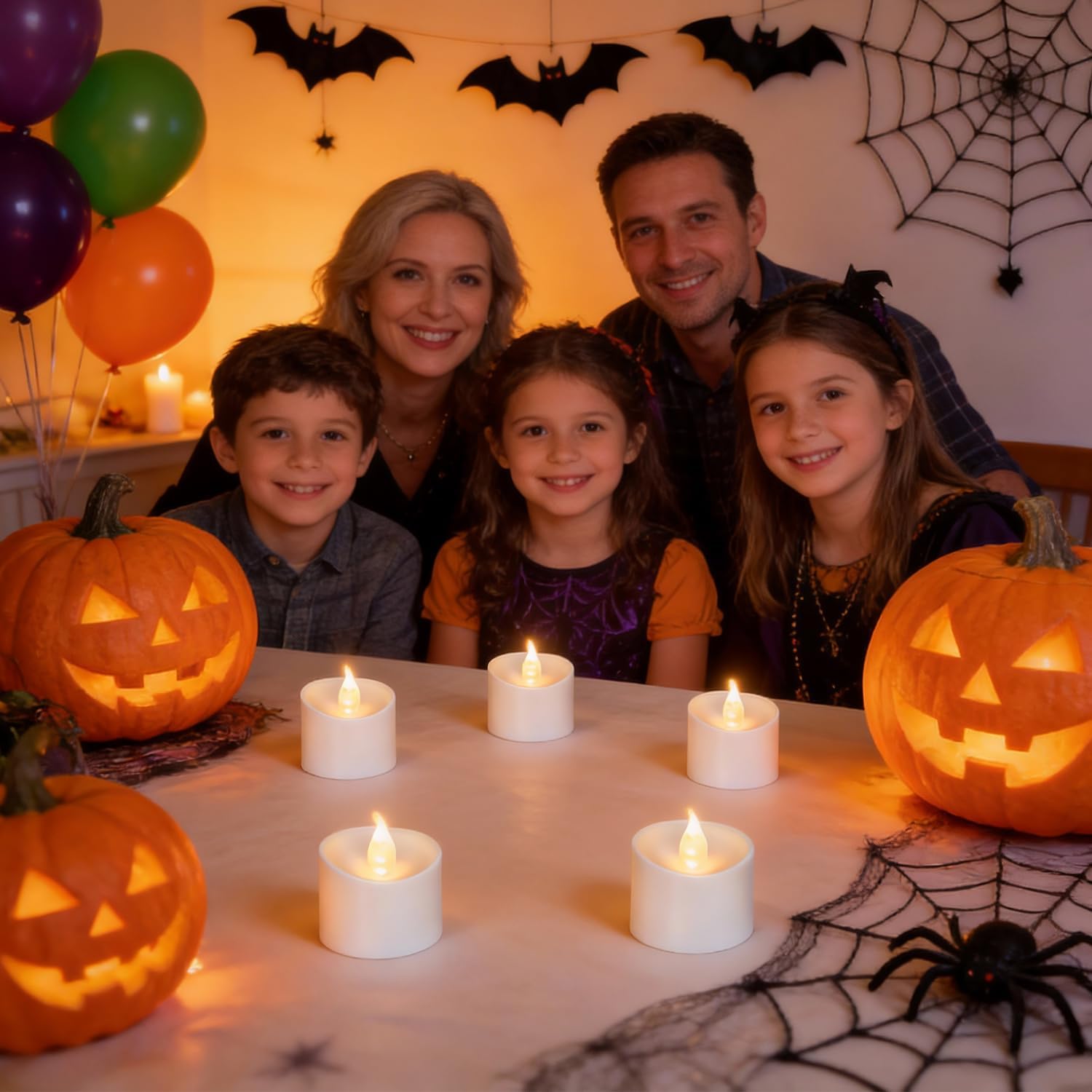 200 Pack LED Tea Lights, Last 100H+, Warm White Flickering Light