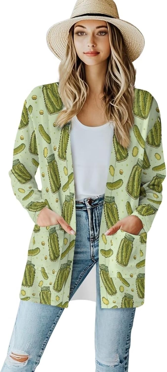 Cardigan Sweaters for Women Long Sleeve Cardigan Soft Drape Open Front Fall Dusters V-Neck Jackets Dressy Loose Coat