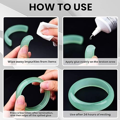 Miniatura 5 de HOLIKA B6000 - Pegamento profesional para joyas, 0.88 oz, diamantes de imitación transparentes, incrustaciones, adhesivo colgante, adecuado para