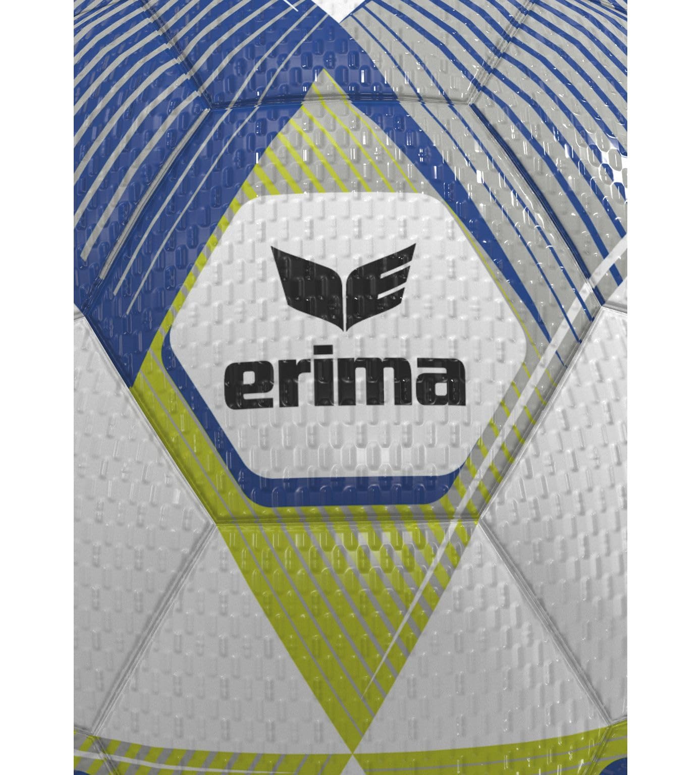 erima Hybrid Training 2.0 Balón de fútbol (7192601), Metallic Blue/Silver/Lime, 5