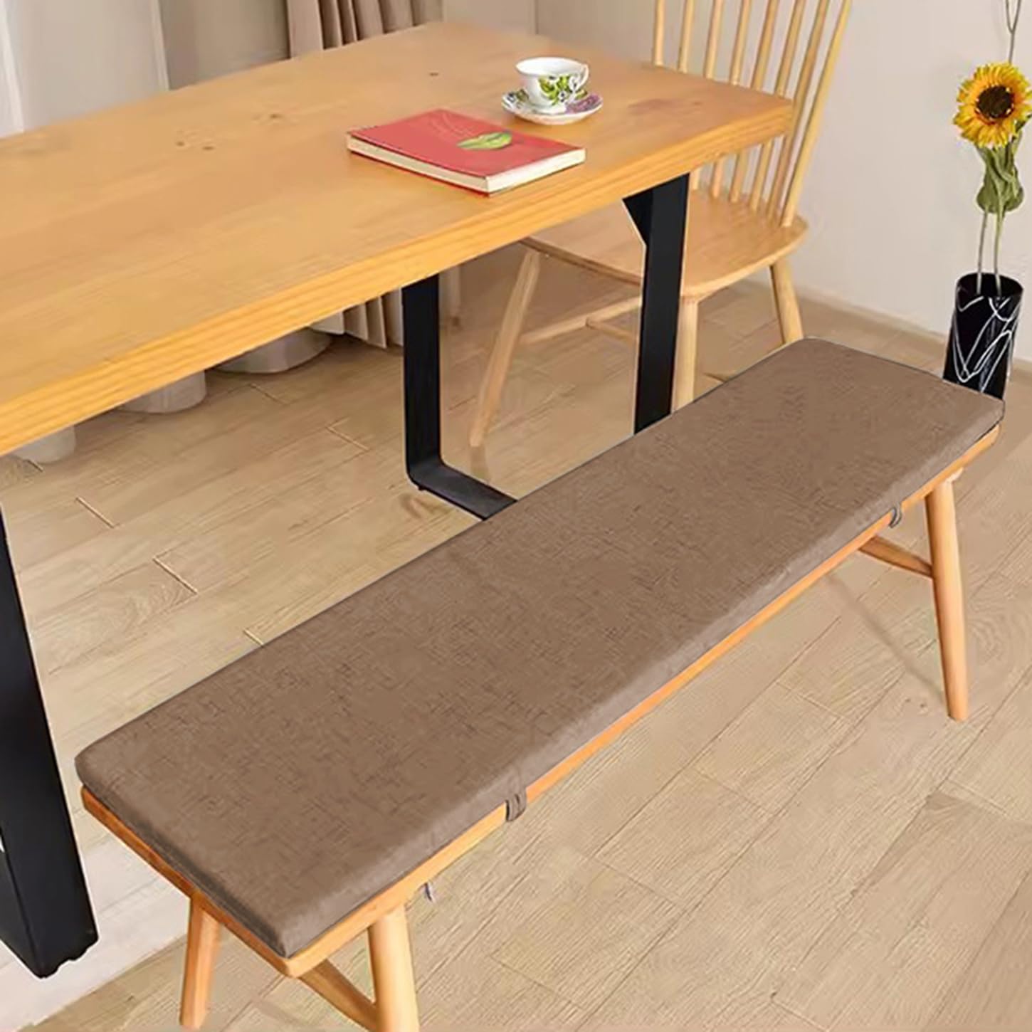 Coussin de banc de jardin pour balancelle et moments de détente sur la terrasse