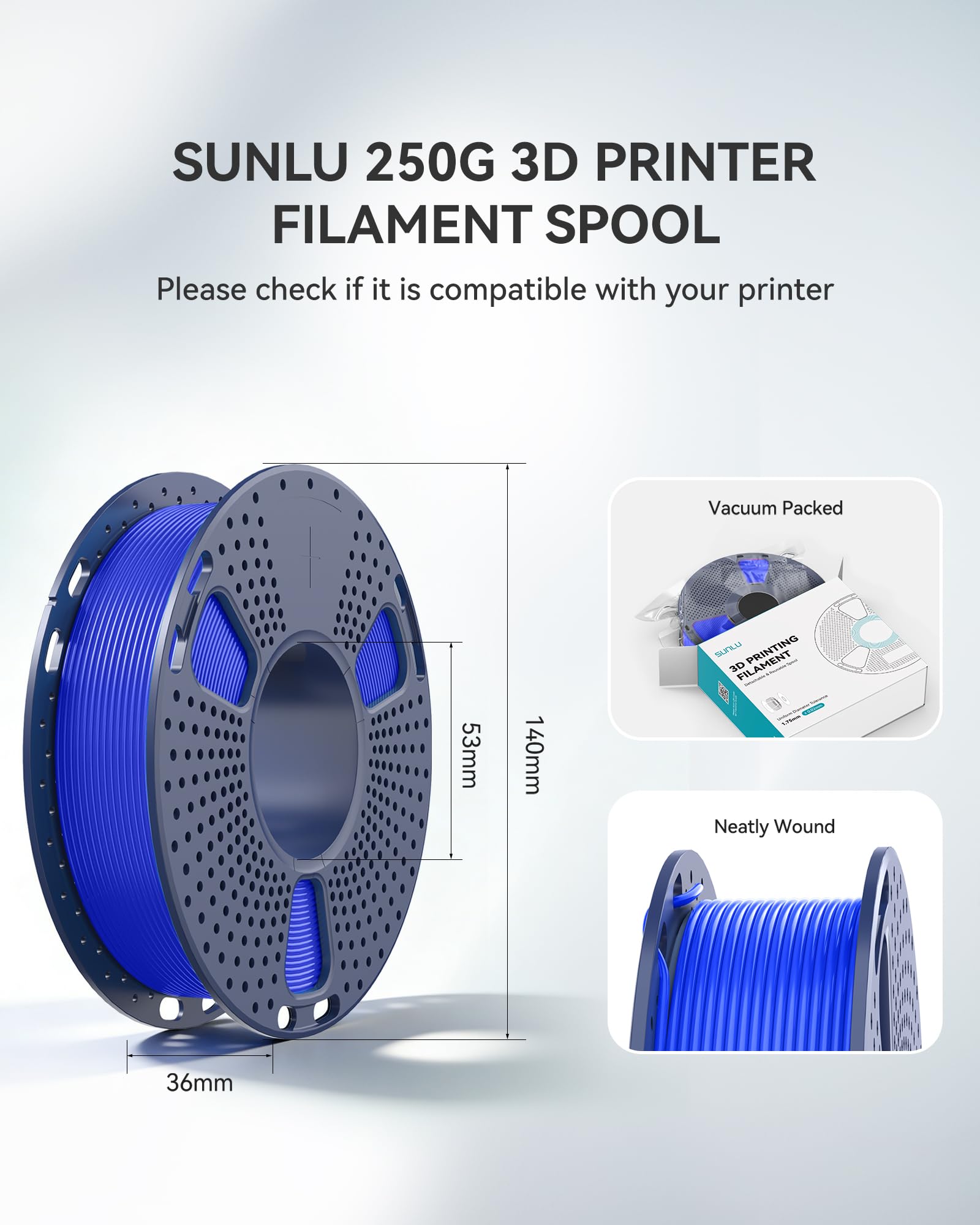 Colorful 3D Printing Filament Bundle - SUNLU PLA -7