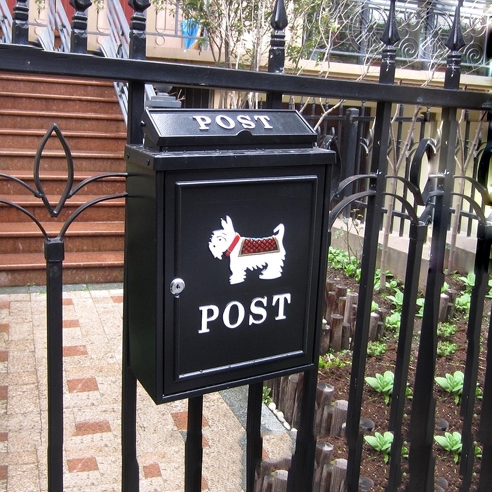 Europäischer Briefkasten Outdoor Wasserdicht Villa Wandbehang Kreativer Briefkasten