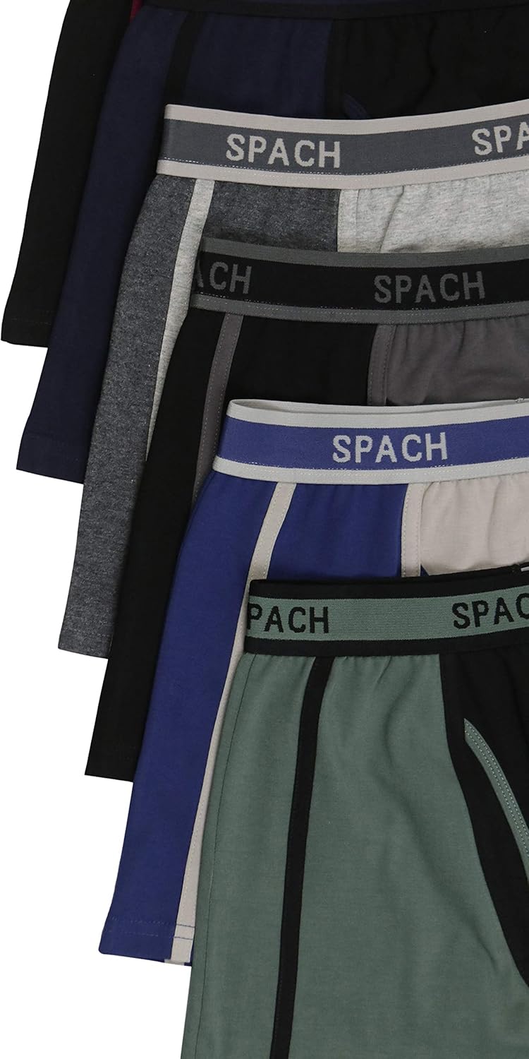 ToBeInStyle Boys' Pack of 6 Cotton Boxer Briefs - Image 5