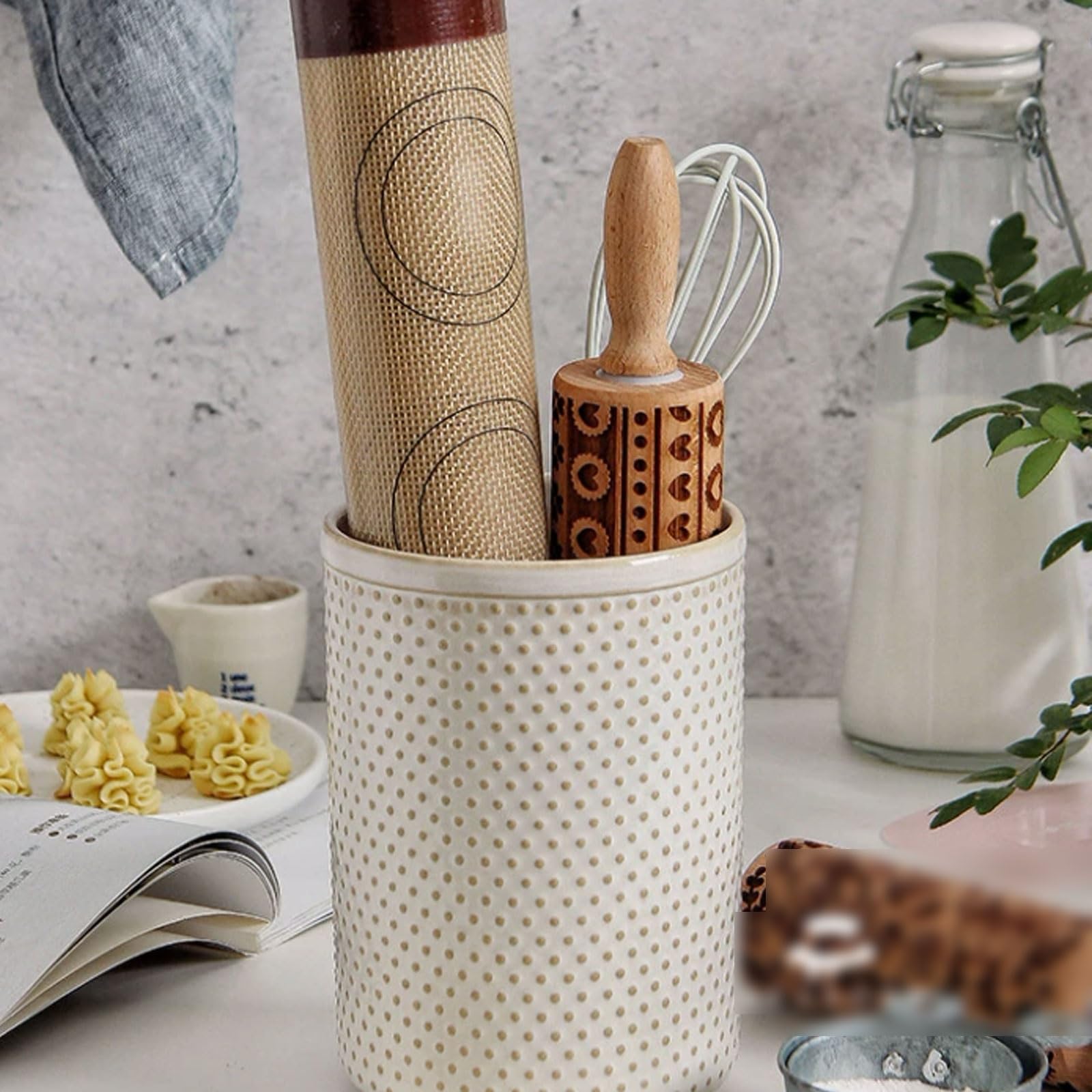 Wiederverwendbar Fiberglas-Silikon-Backmatte, Mehrzweck-Antihaft-Backmatte, wiederverwendbar, dick, leicht zu reinigen Klebt nicht
