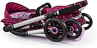 Vista 5 de Bayer Design City Baby Doll Pram, rosa oscuro