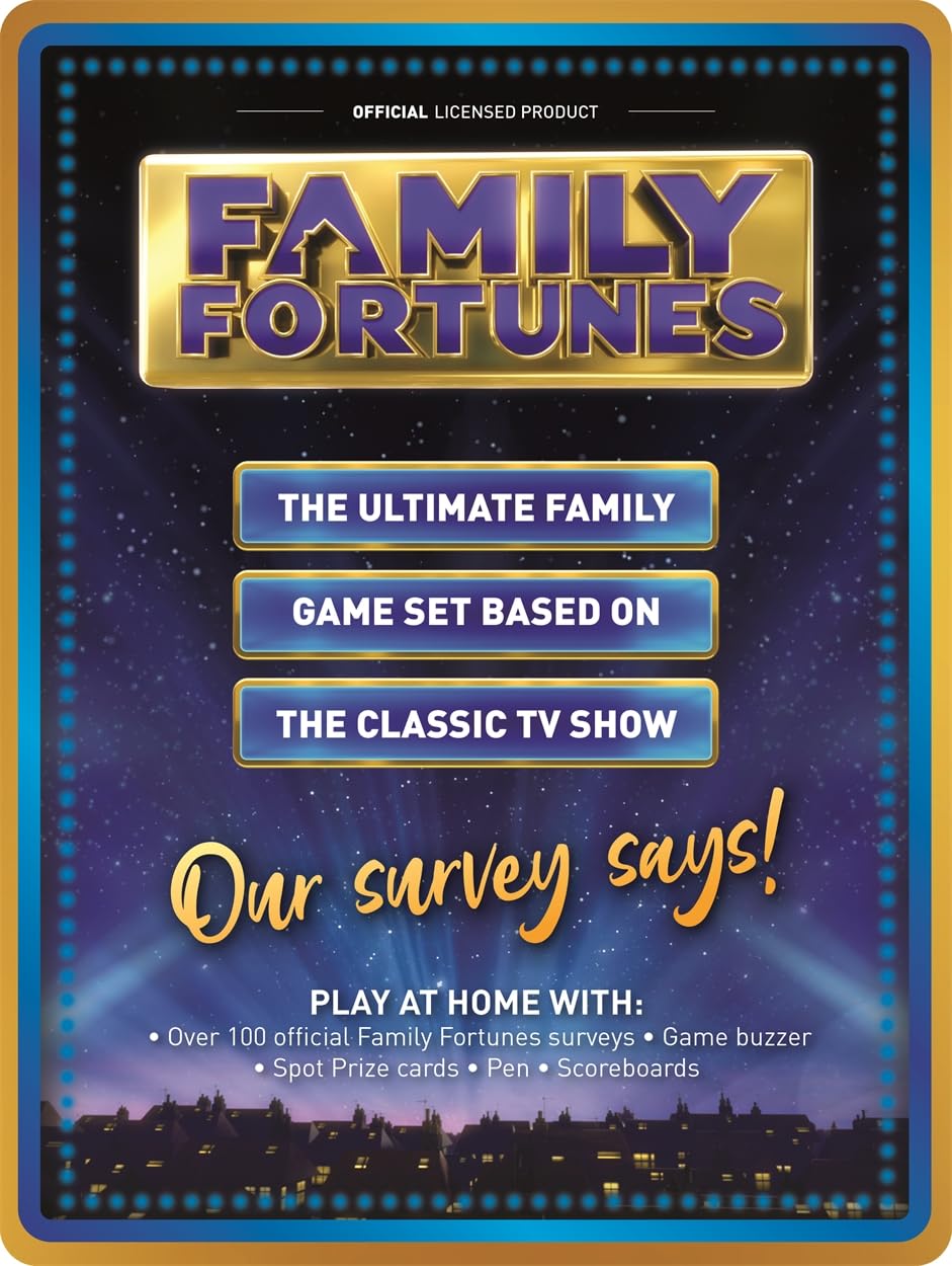 Family Fortunes: The Ultimate TV-Based Family Game Tin for Adults & Kids