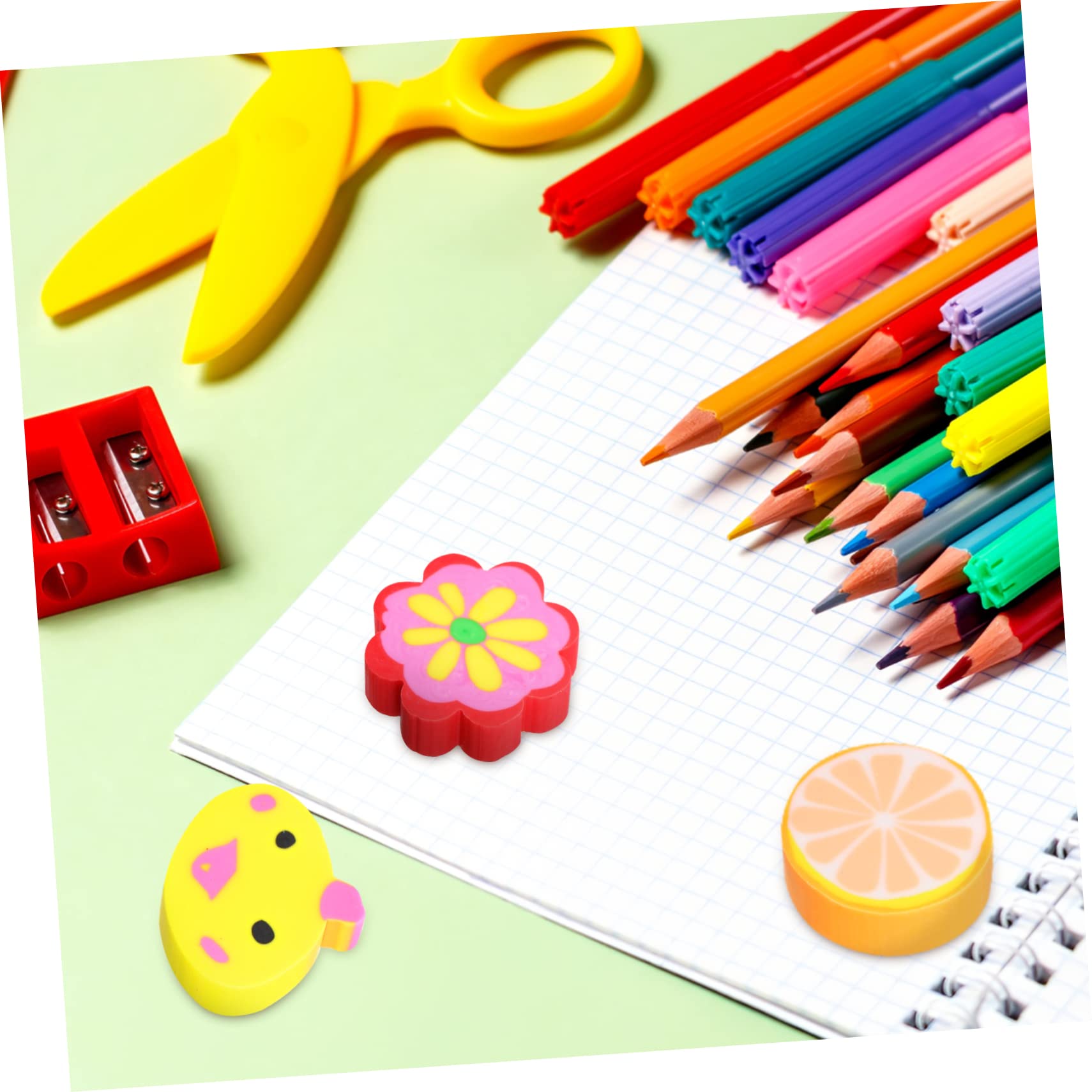 Erasers Pack 100 Pezzi Tpr Animal Cartoon per Bambini | Festa Scuola Decor, Gomme per Cancellare da Cancellare per Cartoni Animati, Classroom Rewards e Party Favors Stile Casuale