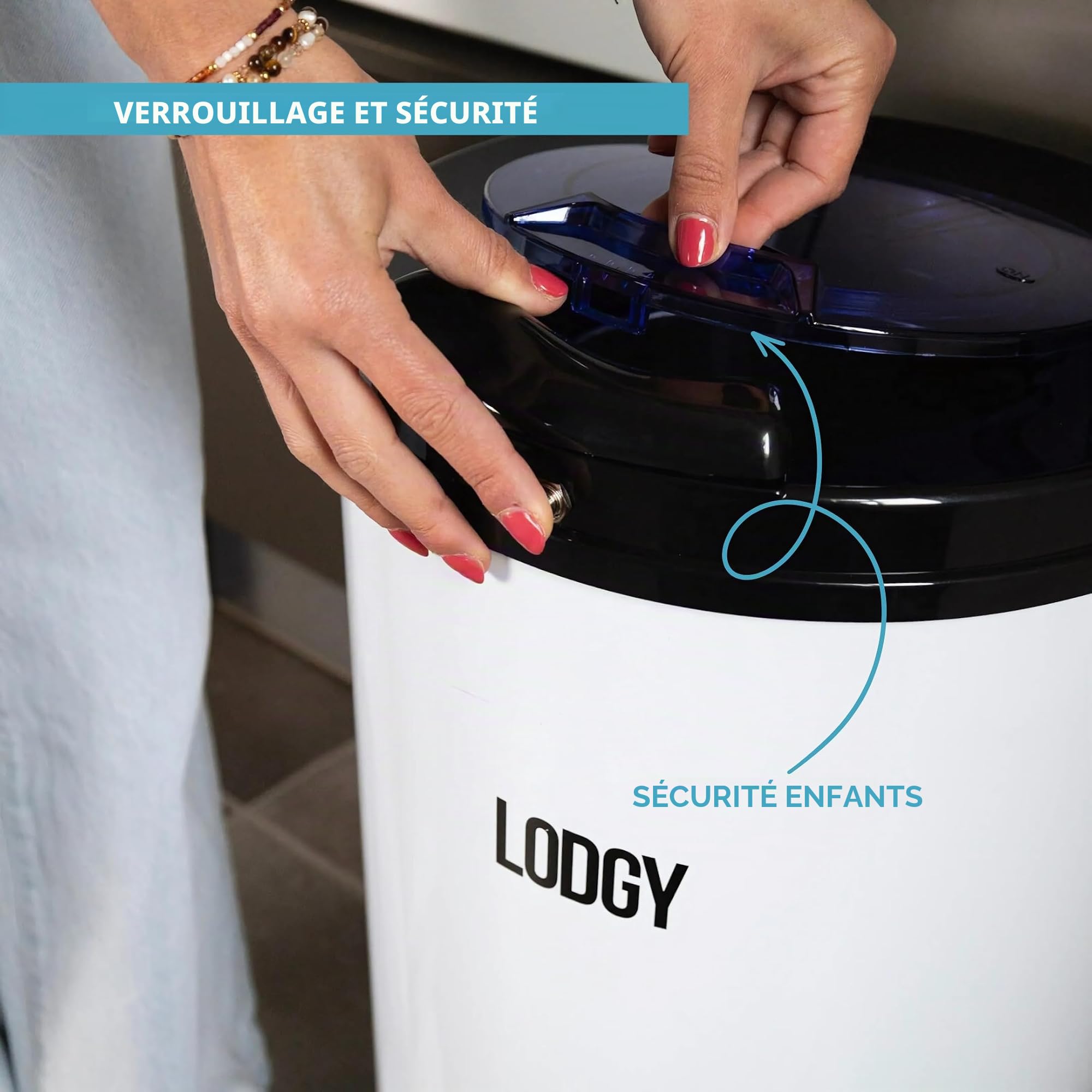 Lodgy - Centrifugeuse - Essoreuse sèche - Centrifugeuse pour Linge - Mini Sèche-linge - AAA+ (Blanc)