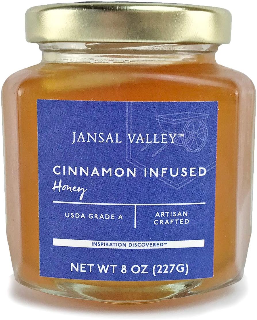 Jansal Valley Cinnamon Infused Honey, 8 Ounce