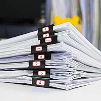 Vista 4 de Ufmarine Clips de carpeta extra grandes de 2 pulgadas, (40 piezas) clips de papel grandes para oficina