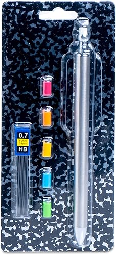 makerflo 12 lápices mecánicos de acero inoxidable y espacios en blanco para proyectos de bricolaje de epoxi, vinilo e hidroinmersión, incluye