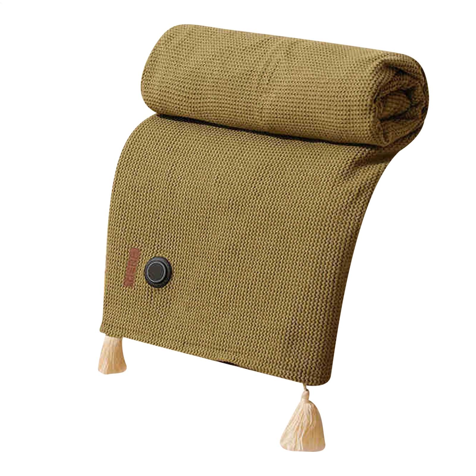 Couverture chauffante portable USB | Couverture électrique douce et réglable pour femme