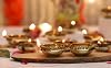 Golden Brass Kuber Diya Deepak – Handmade Traditional Oil Lamp Set of 8 for Diwali Pooja and Home Decoration, Made of Virgin Brass Metal Perfect for Festival Celebrations - Size (2.50”)