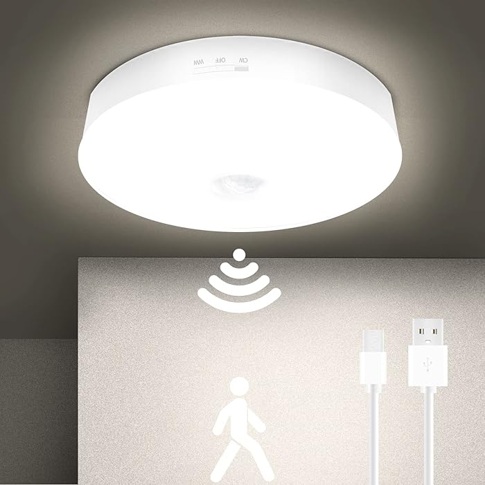 Buy Rechargeable Motion Sensor Light Indoor, Yurnero Battery Powered