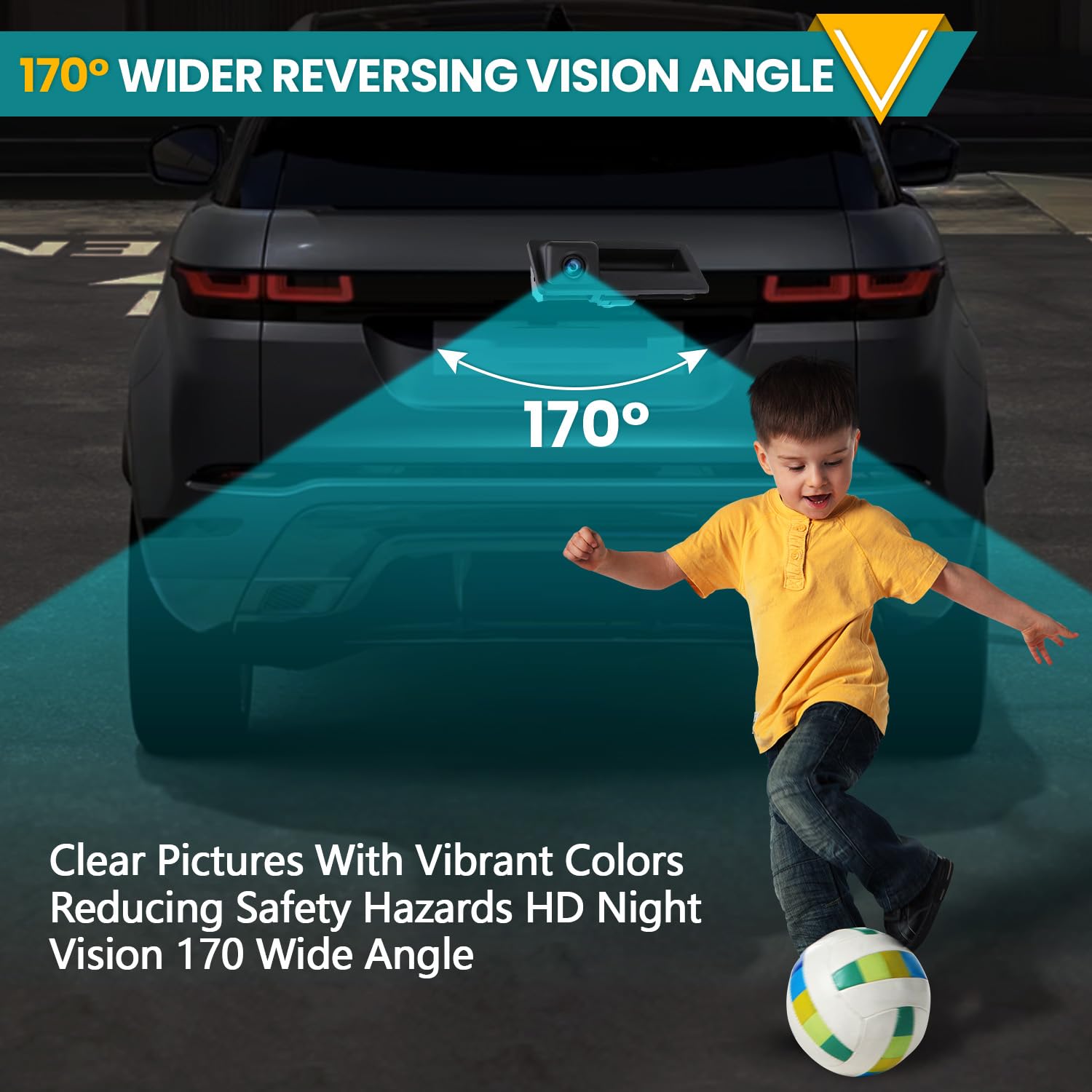 Telecamera Posteriore Per VW Tiguan 2010-2019 – Sostituto 5ND827566C, 5N0827566AL, Facile Da Installare