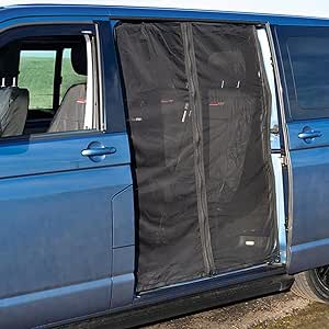 Magnetisch Vliegengaas Voor Auto Schuifdeur - Muggennet 133 X 180 Cm Voor Bestelwagens