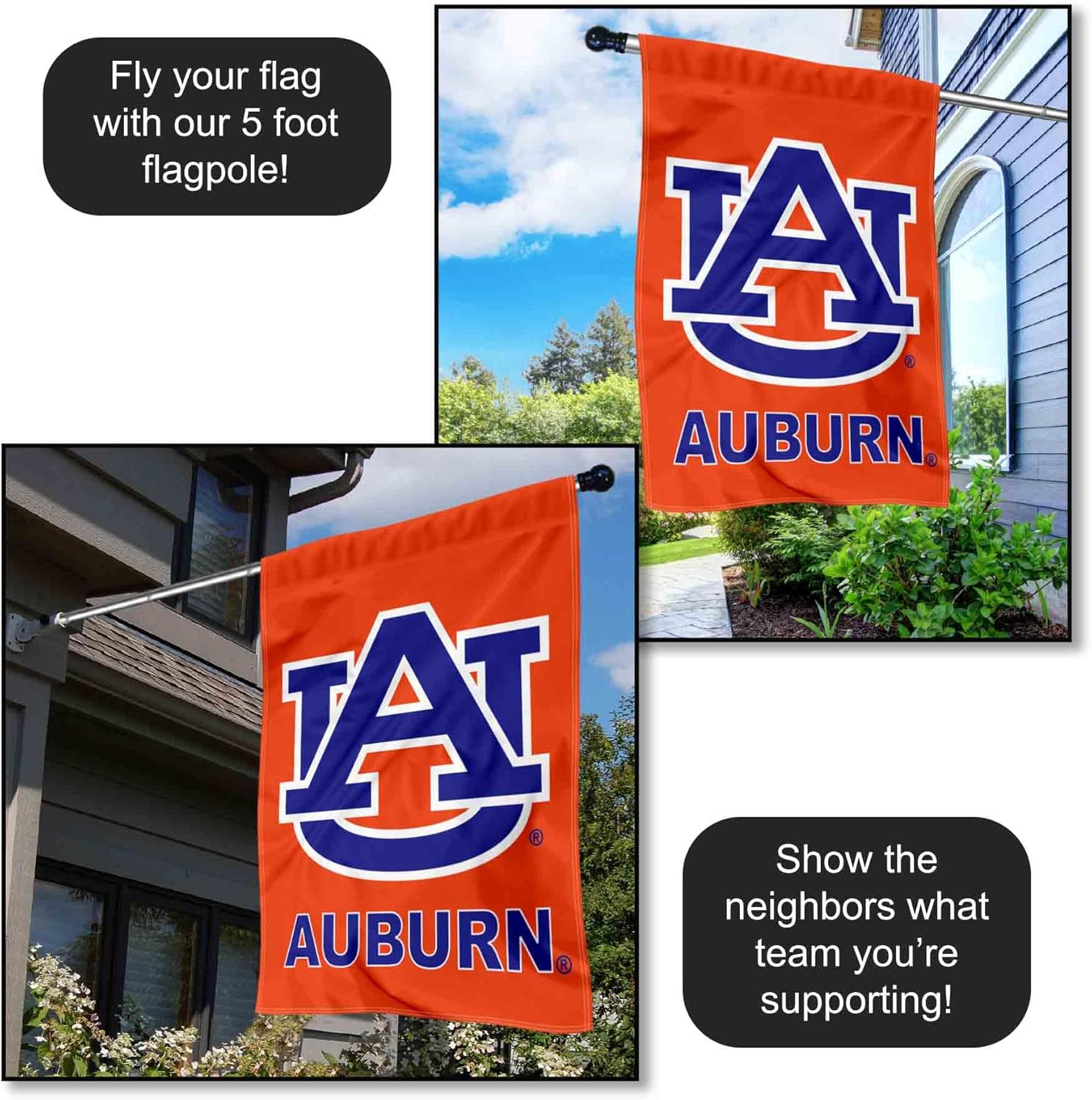 Auburn Banner House Flag - Image 4