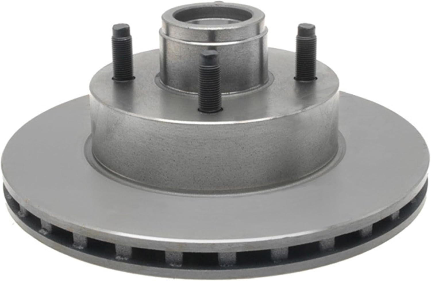 ACDelco Silver 18A28A (19294192) Non-Coated Front Disc Brake Rotor and Hub Assembly