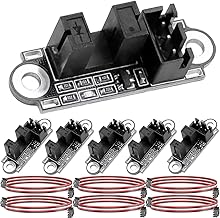 6pcs Optical Limit Switch Photoelectric Limit Switch Optical Switch Sensor with 1M Connection Cables for 3D Printer Replacement Parts