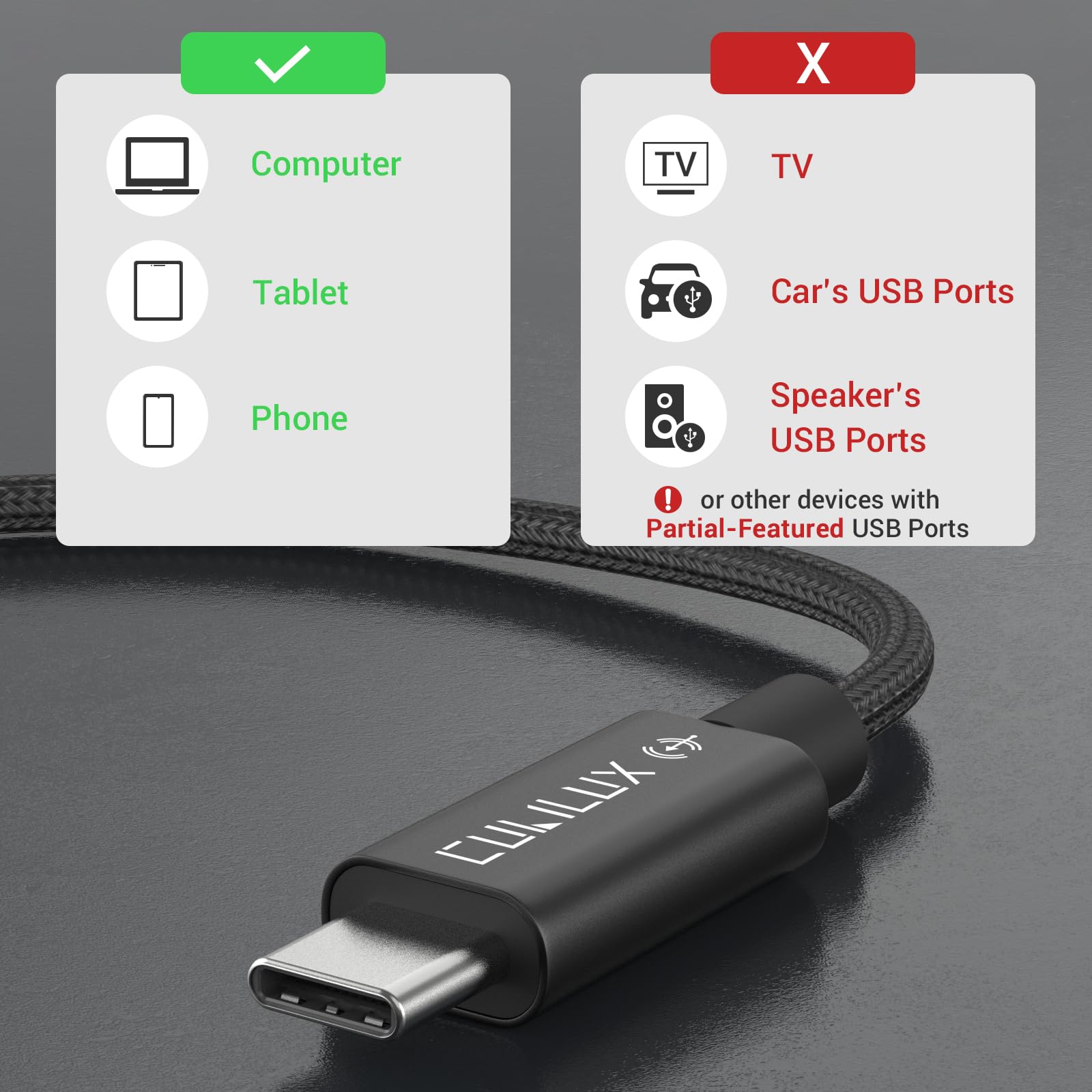 Amazon | Cubilux RCA - USB C入力ケーブル ステレオRCAからタイプC