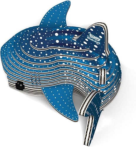 Miniatura 3 de Eugy Whale Shark - Rompecabezas 3D de 22 piezas, ecológico, juguetes educativos para niños, niñas y niños a partir de 6 años