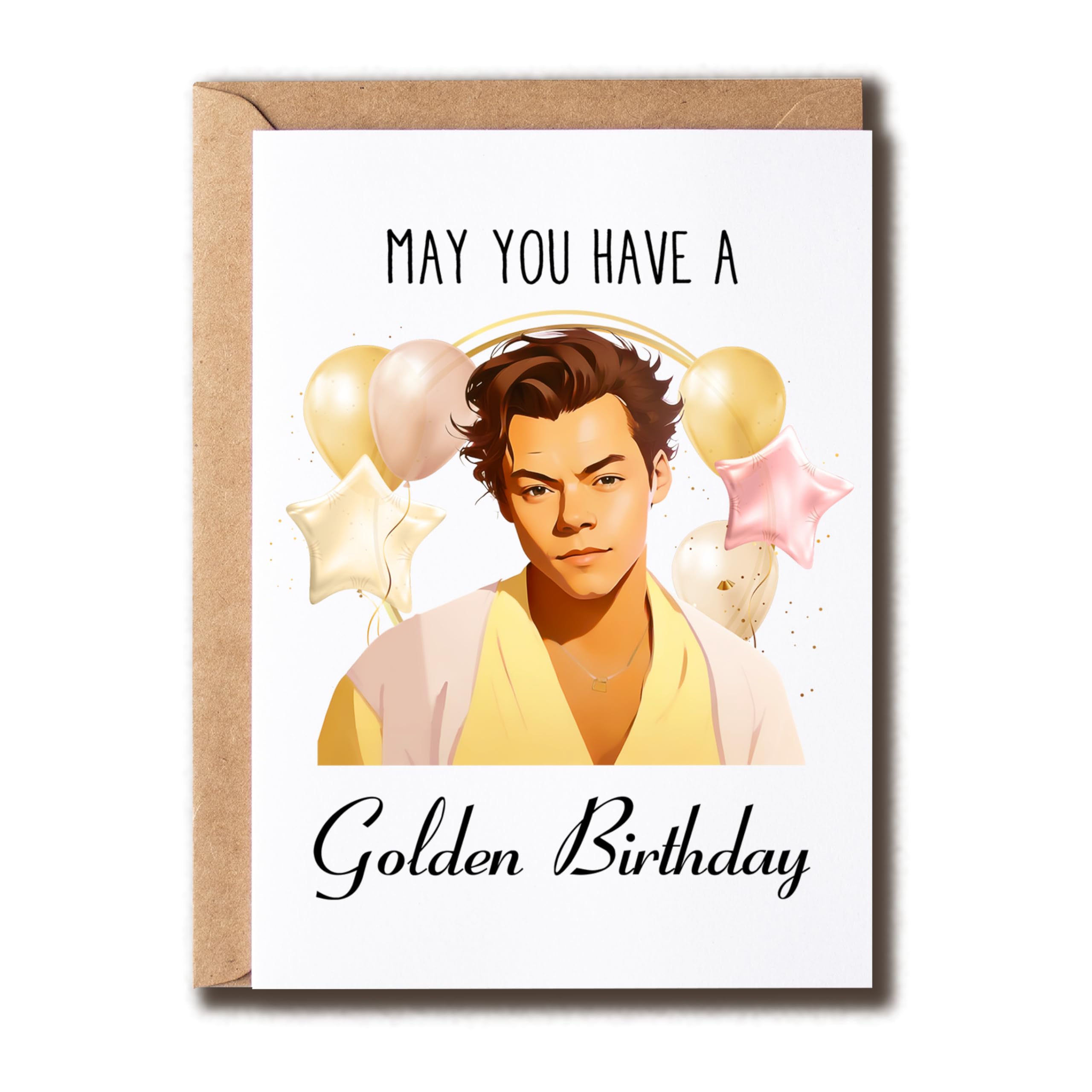 You Have A Golden Birthday Card - Popular Culture Card - Music Birthday Card - Party Card - Greeting Card - Gift For Teens Girls